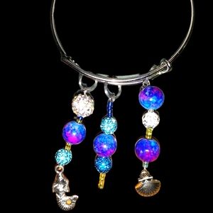 Handmade charm bangle